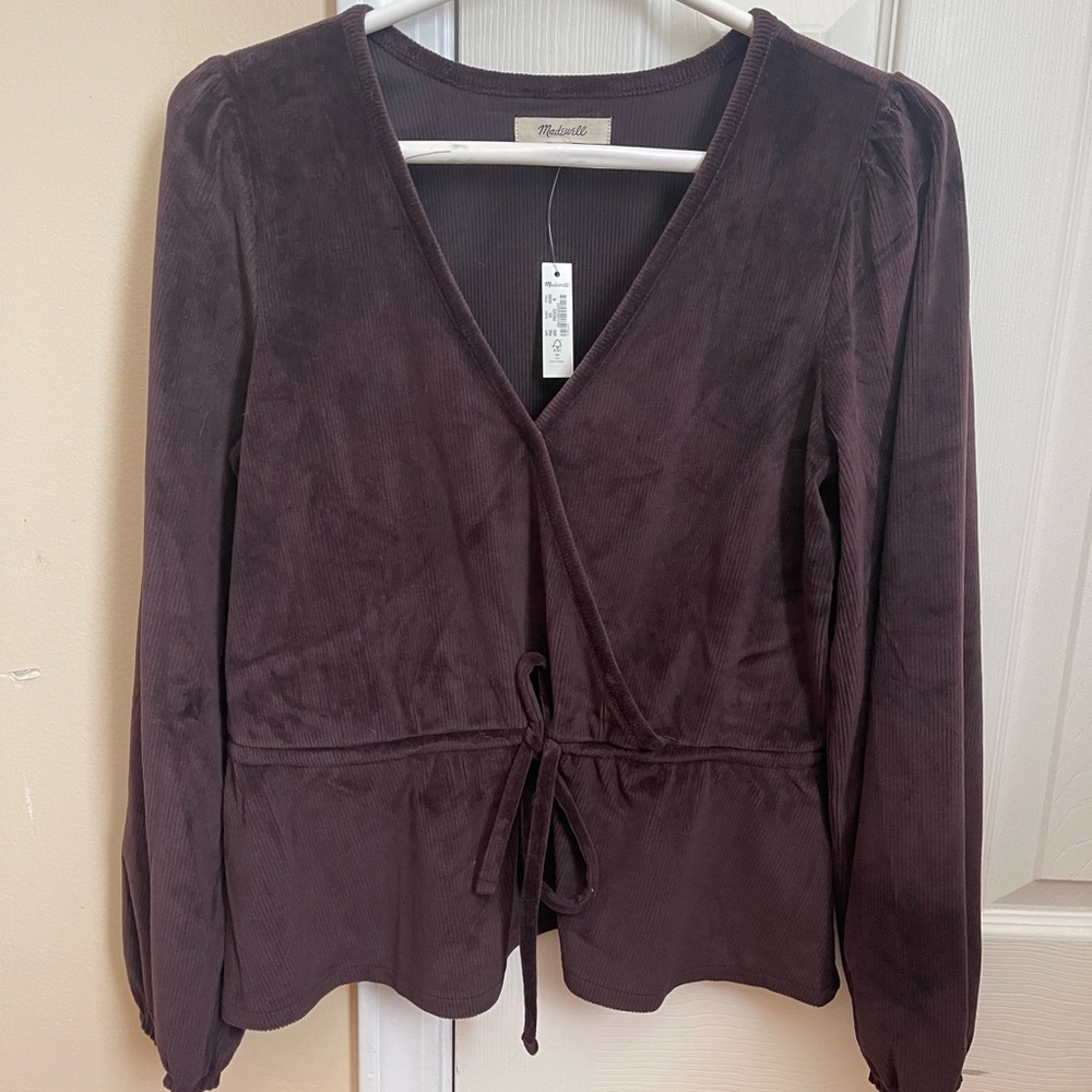 MADEWELL TIE WAIST TOP